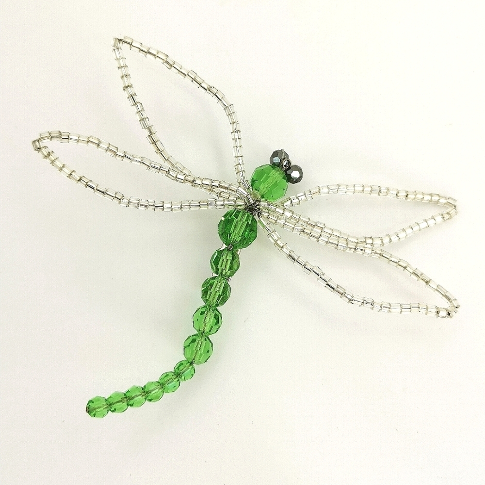 Dragonfly  brooch pin In Swarovski Crystal 🆕